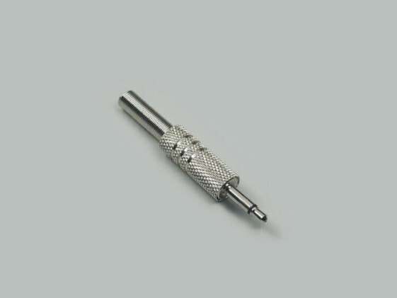 BKL Electronic Jack plug - 2.5mm jack - Silver - Male - Straight - Metal - Nickel