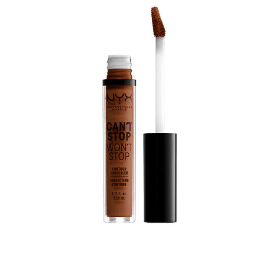 Nyx Professional Makeup Cant Stop Want Stop Contour Concealer No.Mocha Легкий, стойкий жидкий консилер с высокой пигментацией 3,5 г