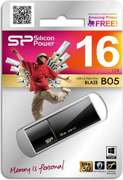 Pendrive Silicon Power Blaze B05, 64 GB (SP064GBUF3B05V1D)