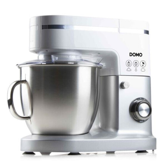 Domo DO9231KR - Stand mixer - Stainless steel - White - Beat - Knead - Mixing - 6 L - Buttons - Rotary - Stainless steel