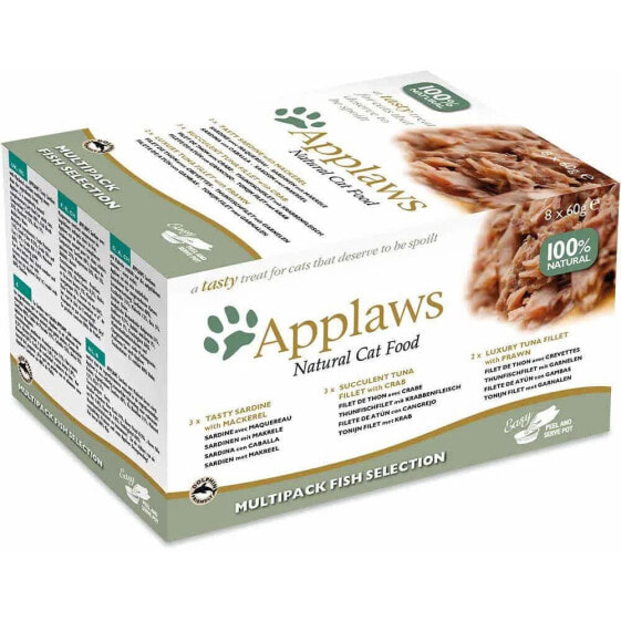 APPLAWS Multi Selection Fish 60g Cat Snack 8 Units