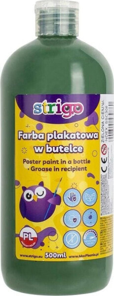 Strigo Farba plakatowa STRIGO w butelce, 500 ml zielony