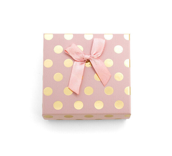 Pink gift box with gold dots KP7-9