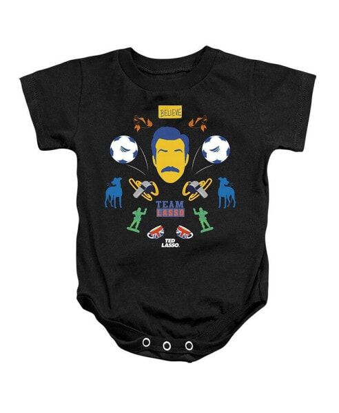 Пижама Ted Lasso Baby Icon Collage SnapSuit