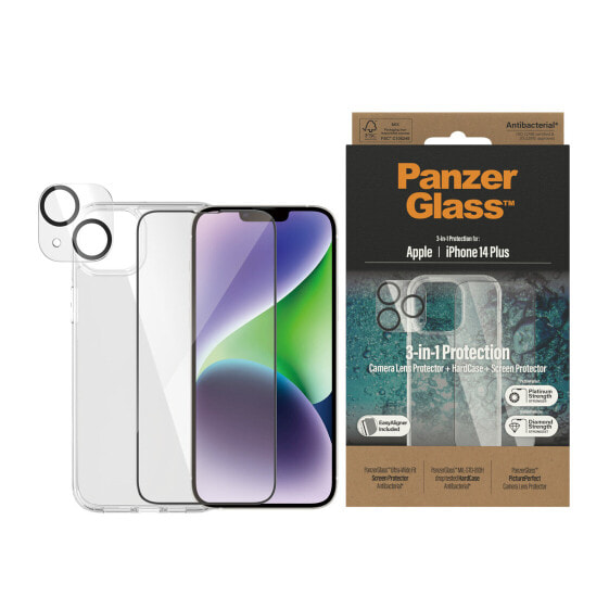 PanzerGlass BUNDLE IPHONE 2022 6.7in MAX UWF screen protector HardCase