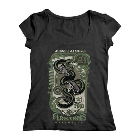 Футболка с коротким рукавом JESSE JAMES WORKWEAR Skelly Snake