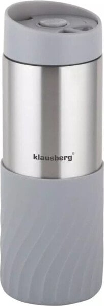 Klausberg KUBEK TERMICZNY 400ML STAL NIERDZEWNA 18/8 KLAUSBERG SZARY KB-7634