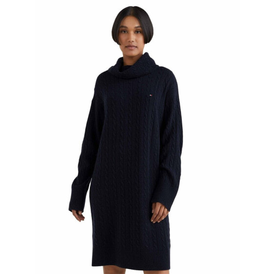 Tommy Hilfiger Softwool Cable Rollnk Dress