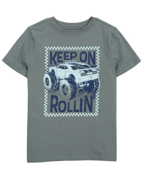 Kid Keep on Rollin Graphic Tee XL