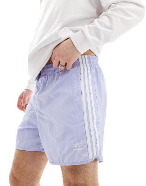 adidas Originals sprinter shorts in lilac