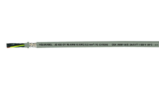 Helukabel JZ-602-CY - Low voltage cable - Grey - Polyvinyl chloride (PVC) - Polyvinyl chloride (PVC) - Cooper - 5G1,5