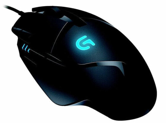 Logitech G G402 Hyperion Fury FPS Gaming Mouse, Right-hand, USB Type-A, 4000 DPI, 1 ms, Black