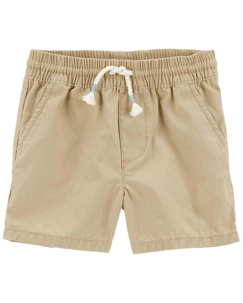 Baby Canvas Drawstring Shorts 12M