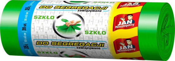 Sarantis Worki do segregacji Jan Niezbędny zielone 35L 20szt. (8571019500)