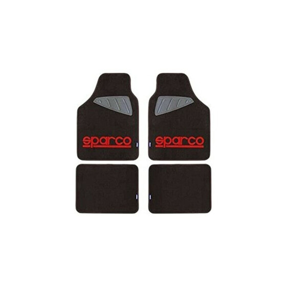 Комплект автомобильных ковриков Sparco SPC1903 Универсальный Черный/Красный (4 pcs)