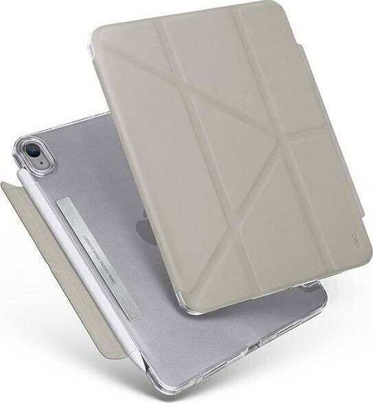 Etui na tablet Uniq UNIQ etui Camden iPad Mini (2021) szary/fossil grey Antimicrobial