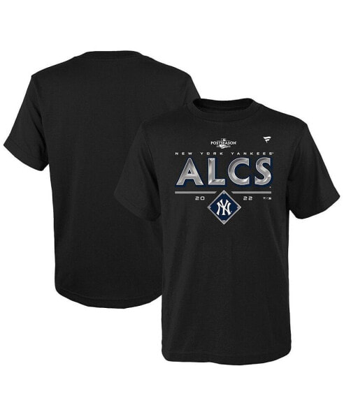 Big Boys Black New York Yankees 2022 Division Series Winner Locker Room T-shirt