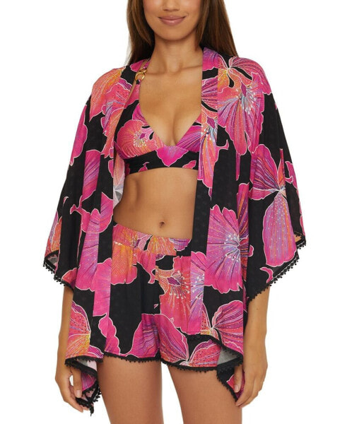Платье для пляжа Trina Turk женское Fleury Open-Front Cover-Up Tunic