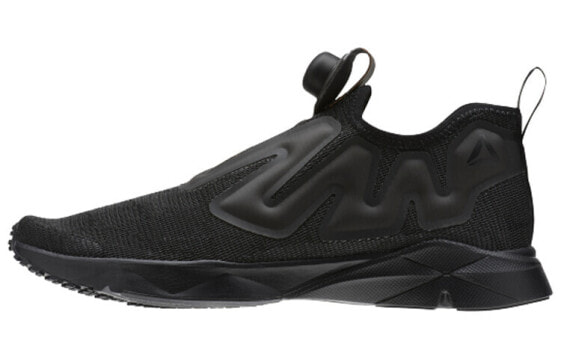 Беговые кроссовки Reebok Pump Supreme Flexweave легкие мужские и женские черного цвета