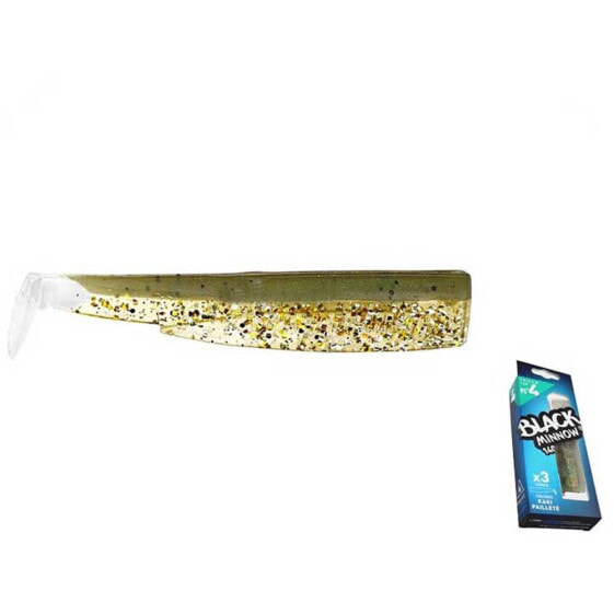 FIIISH Black Minnow Soft Lure Replacement 140 mm