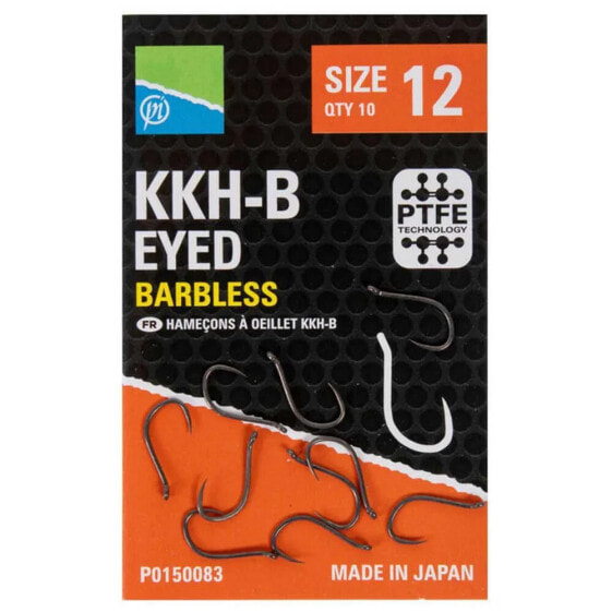 PRESTON INNOVATIONS KKH-B Barbless Single Eyed Hook