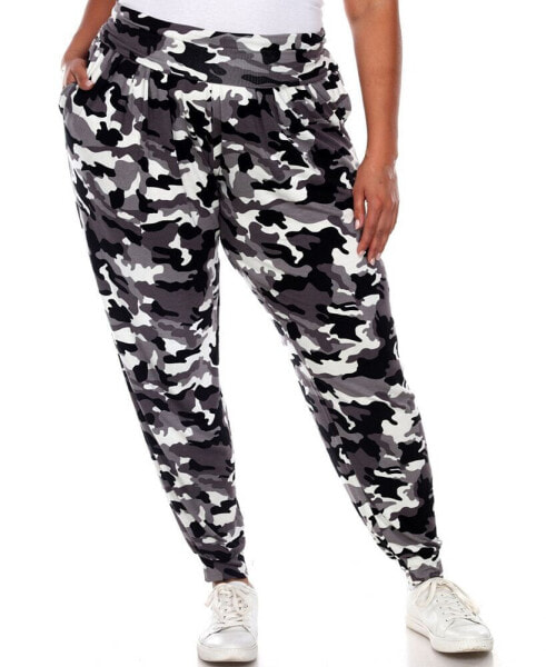 Plus Size Camo Harem Pants