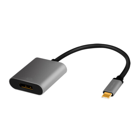LogiLink CUA0102 - USB 3.2 Gen1 Type-C - DisplayPort - 0.15 m - Black