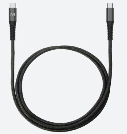 Mobilis 001342 - 1 m - USB C - USB C - Black