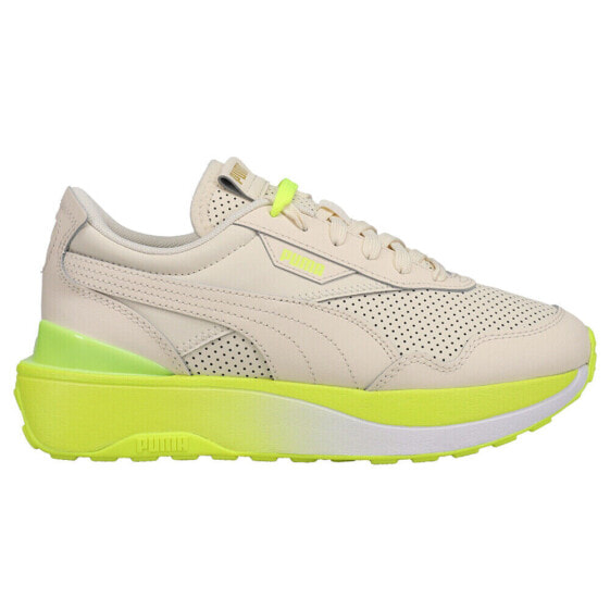 Puma Cruise Rider Platform Womens Beige Sneakers Casual Shoes 381402-01