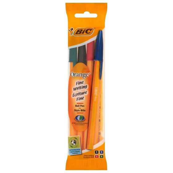 Ручки для школы BIC Оригинал Fine Pack Pen 4 шт.