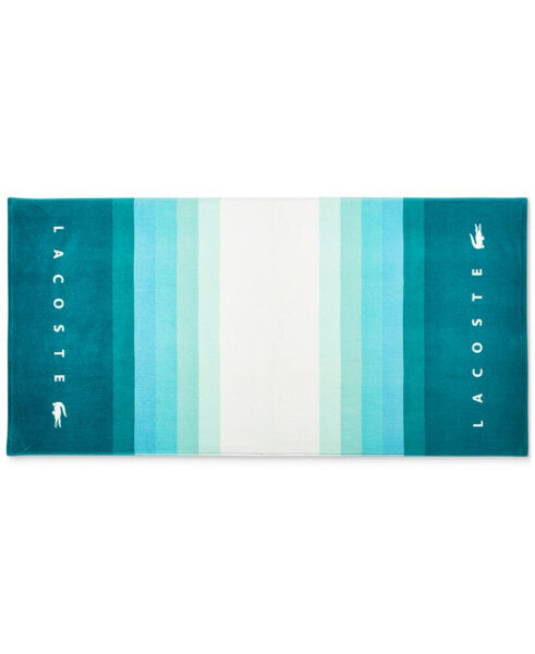 St Martin Gradient-Stripe Cotton Beach Towel