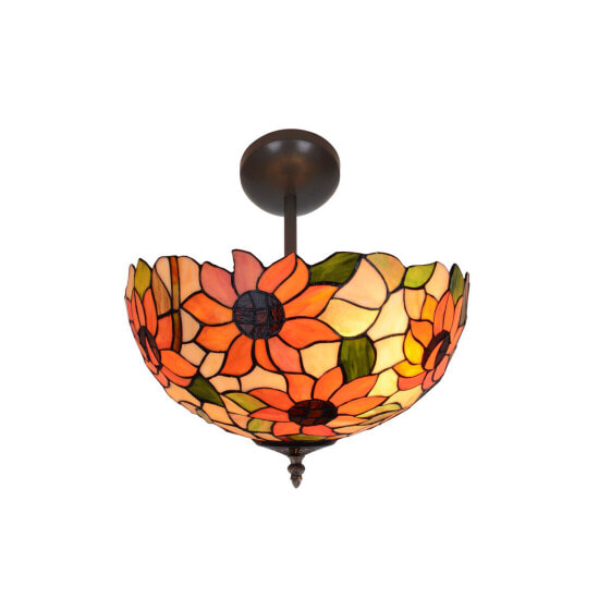 Ceiling Light Viro Diamond Amber Iron 60 W 30 x 45 x 30 cm