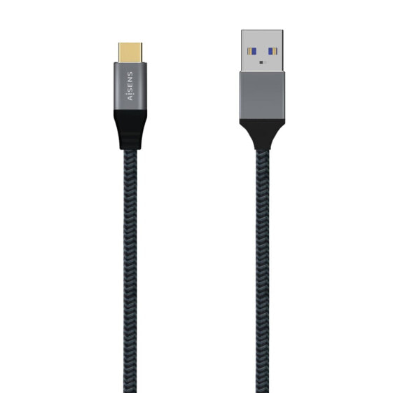 Кабель USB A — USB-C Aisens A107-0632 1,5 m Серый (1 штук)