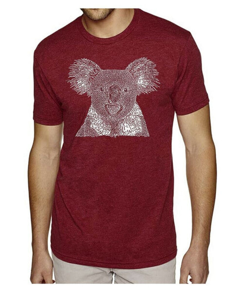 Men's Premium Word Art T-shirt - Koala