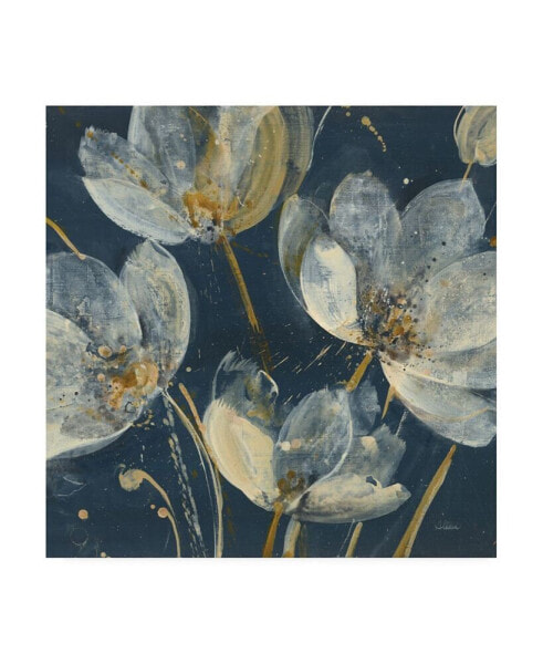 Albena Hristova Translucent Garden Floral Canvas Art - 36.5" x 48"