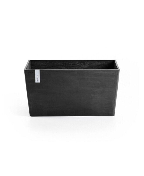 Paris Durable Modern Plastic Rectangular Planter, 31.5in