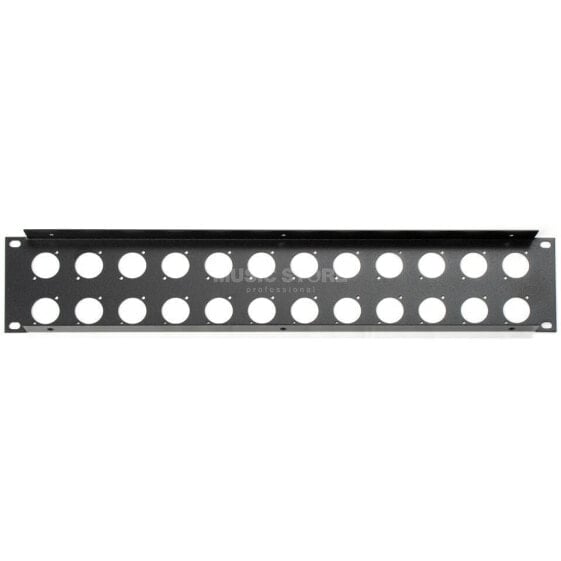 Adam Hall 19" Rack panel f. 24xXLR - 2HE Steel