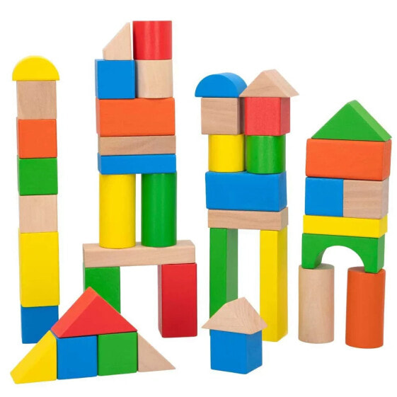 WOOMAX Building Blocks Wooden 100 Pieces