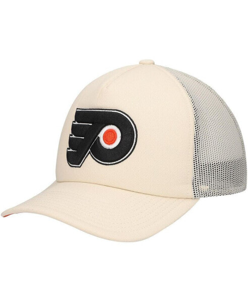 Men's Cream Philadelphia Flyers Foam Front Trucker Adjustable Hat