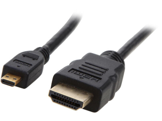 StarTech.com HDMIADMM3 3 ft. Black High Speed HDMI® Cable with Ethernet Male to