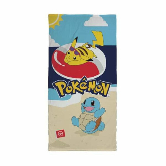 Пляжное полотенце Pokémon Разноцветный 100 % полиэстер