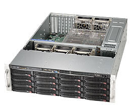 Supermicro SuperChassis 836BA-R920B - Rack - Server - Black - ATX - EATX - 3U - HDD - LAN - Power - Power fail