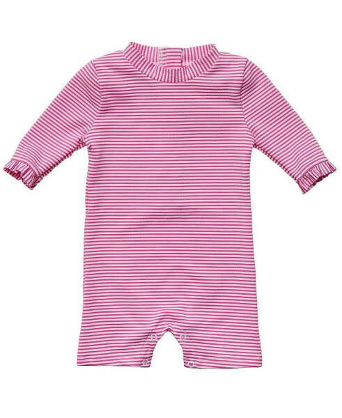 Купальник Snapper Rock Raspberry Stripe Sunsuit