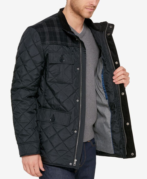 Mixed Media Quilted Jacket