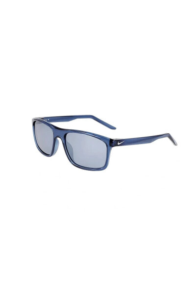 Спортивные солнцезащитные очки Nike Fire P FD 1818 434 54 Unisex Поляризованные Ярко-синие Квадратные Костяной
