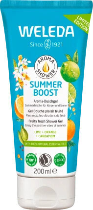 Weleda Summer Boost Освежающий гель для душа с ароматом цитрусов и кардамона