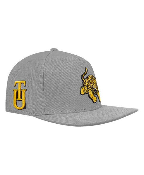 Men's Gray Tuskegee Golden Tigers Evergreen Mascot Snapback Hat