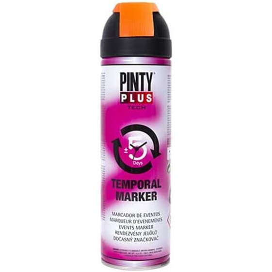 Аэрозольная краска Pintyplus Tech T143 временный Оранжевый 500 ml