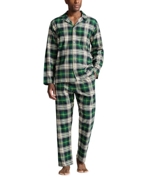 Men's 2-Pc. Plaid Flannel Pajamas Set