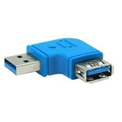InLine USB 3.0 Adapter Type A male / A female left angled 90°